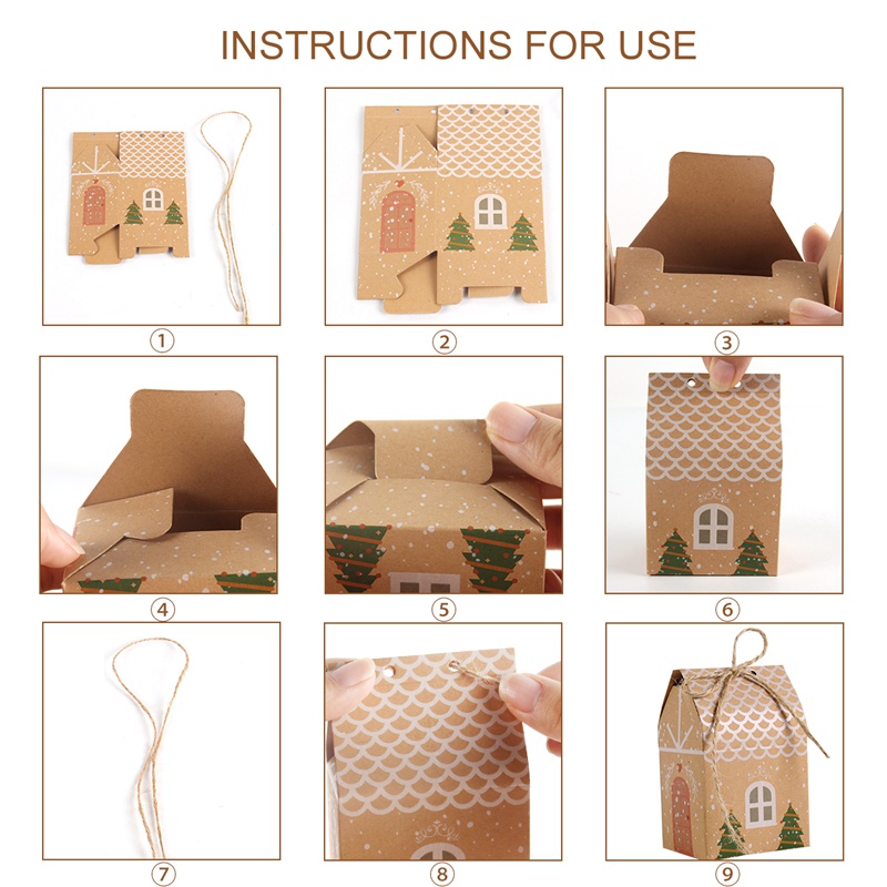 Kraft Paper Bag for Christmas Gifts Wrapping Kraft Paper Bag for Christmas Gifts Wrapping