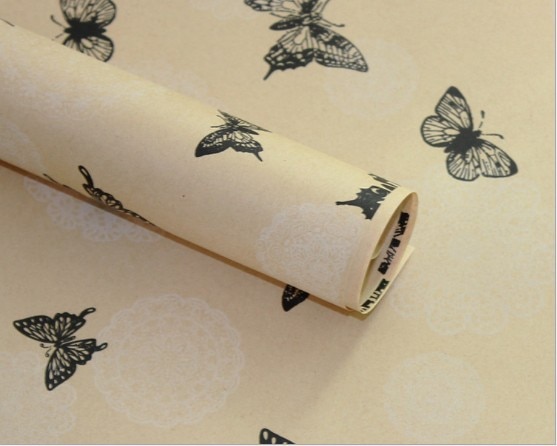 Vintage Gift Wrapping Kraft Paper Set 10 Pcs
