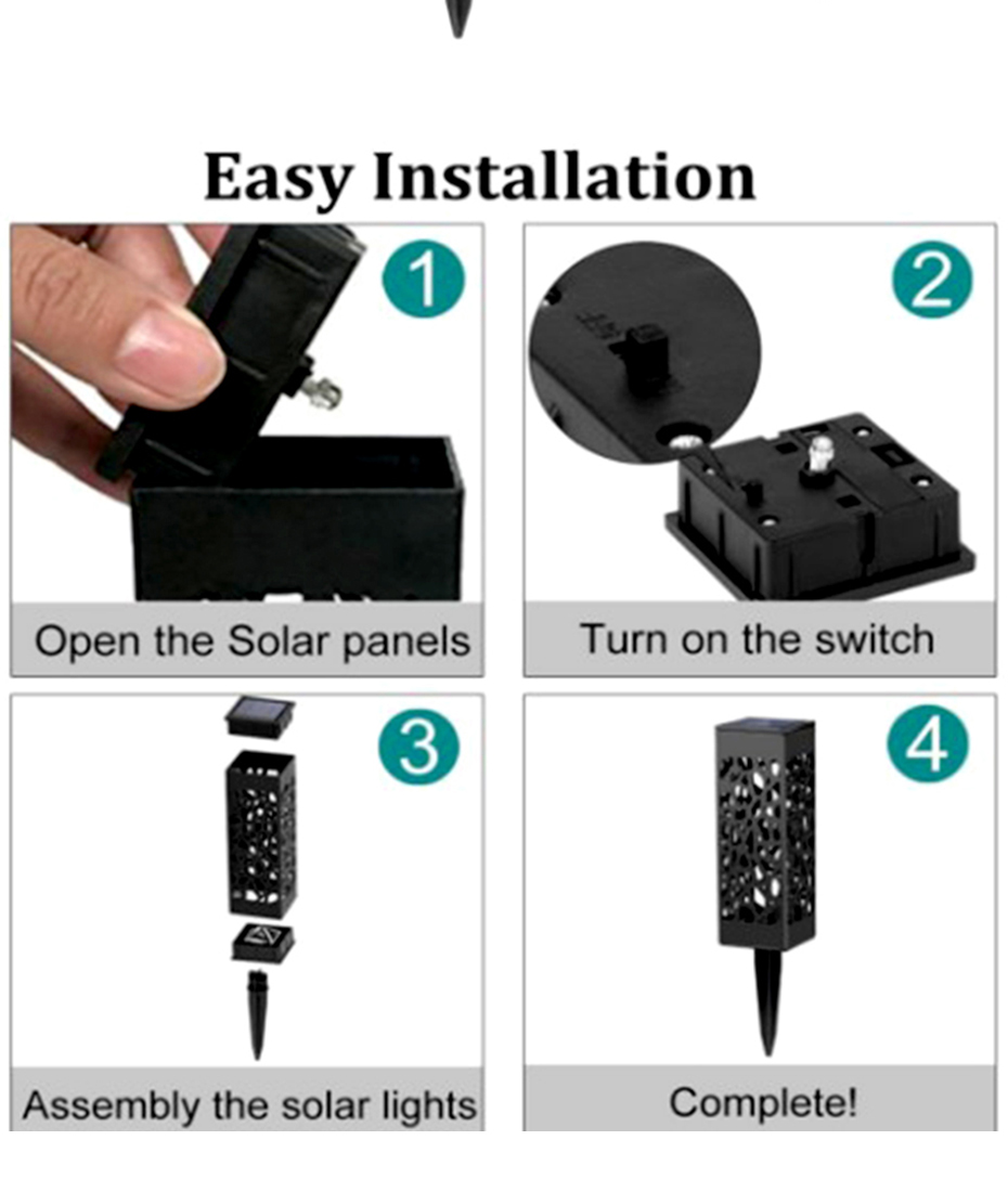 Waterproof LED Solar Light for Garden Decoration Waterproof LED Solar Light for Garden Decoration