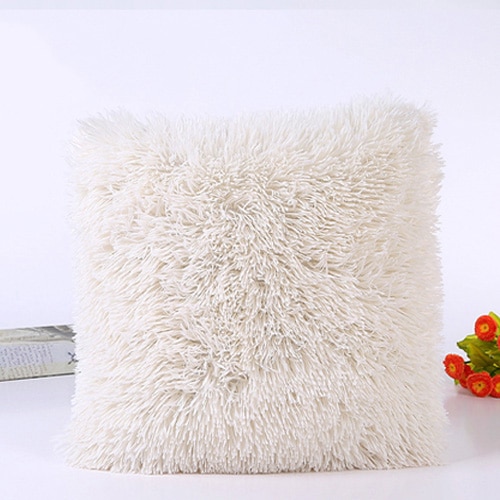 Plush Fluffy Cushion Cover Plush Fluffy Cushion Cover