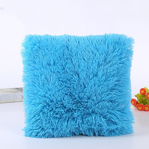 Plush Fluffy Cushion Cover Plush Fluffy Cushion Cover