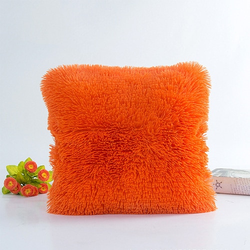 Plush Fluffy Cushion Cover Plush Fluffy Cushion Cover