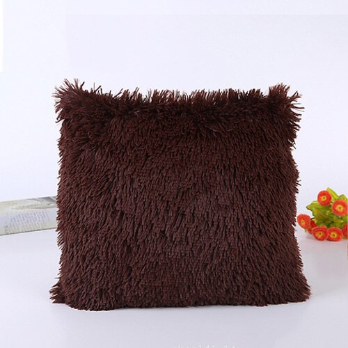 Plush Fluffy Cushion Cover Plush Fluffy Cushion Cover