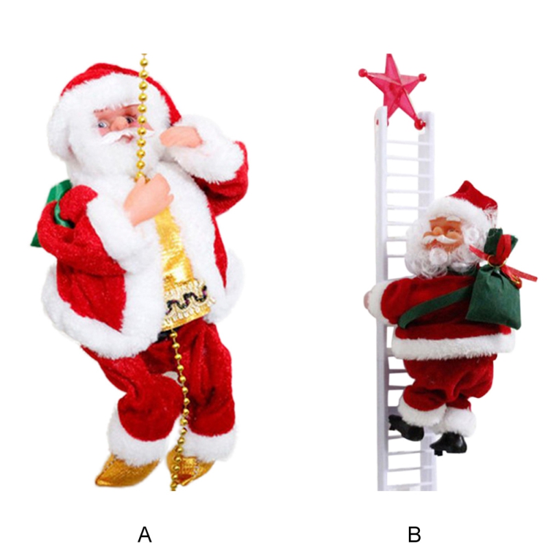 Musical Santa Claus Hanging Christmas Decoration Musical Santa Claus Hanging Christmas Decoration