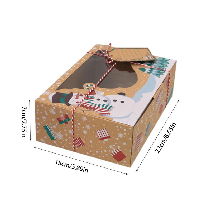 Kraft Paper Christmas Gift Box 12 Pcs Set Kraft Paper Christmas Gift Box 12 Pcs Set