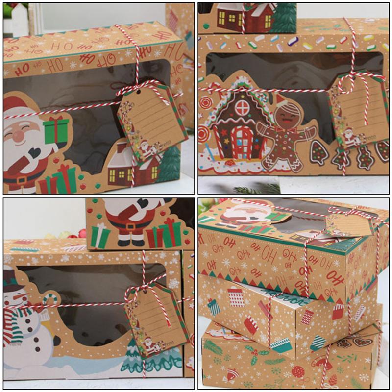 Kraft Paper Christmas Gift Box 12 Pcs Set Kraft Paper Christmas Gift Box 12 Pcs Set