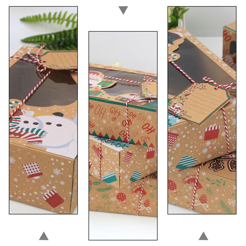 Kraft Paper Christmas Gift Box 12 Pcs Set Kraft Paper Christmas Gift Box 12 Pcs Set