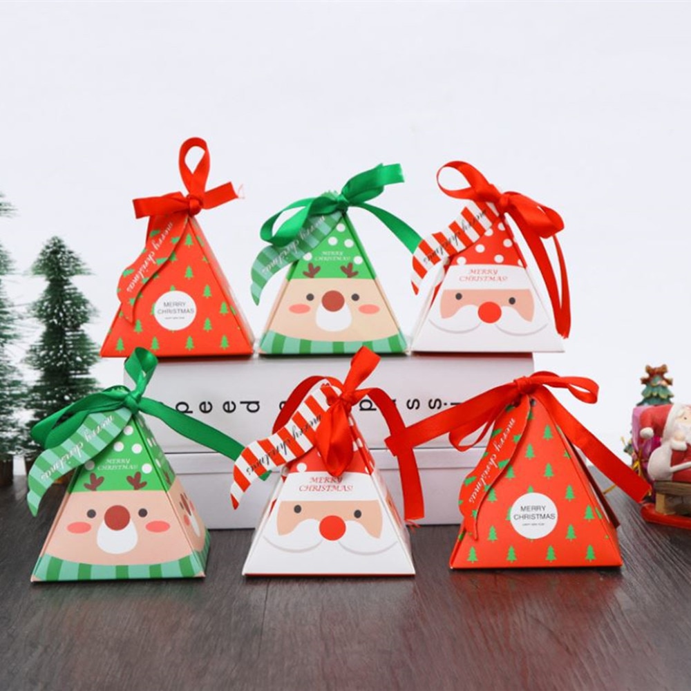 Triangle Shaped Christmas Gift Box 10 Pcs Set Triangle Shaped Christmas Gift Box 10 Pcs Set
