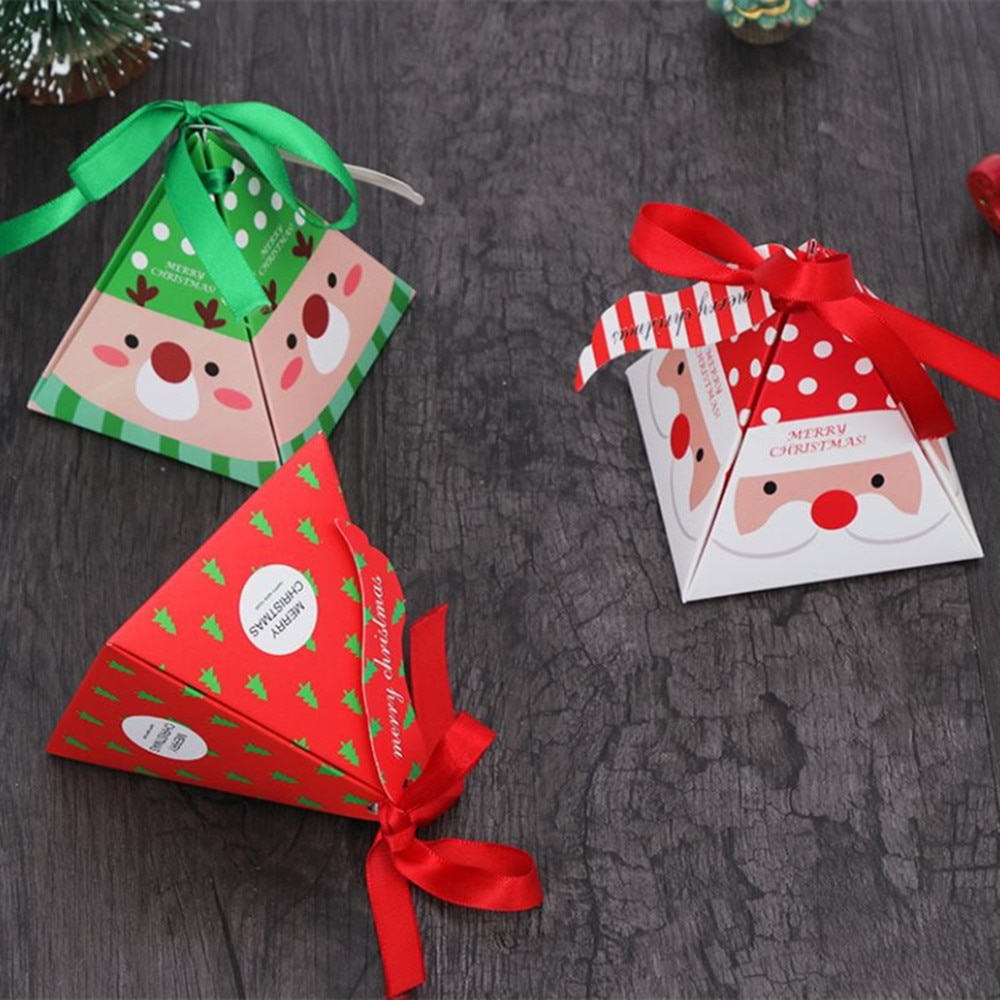 Triangle Shaped Christmas Gift Box 10 Pcs Set Triangle Shaped Christmas Gift Box 10 Pcs Set