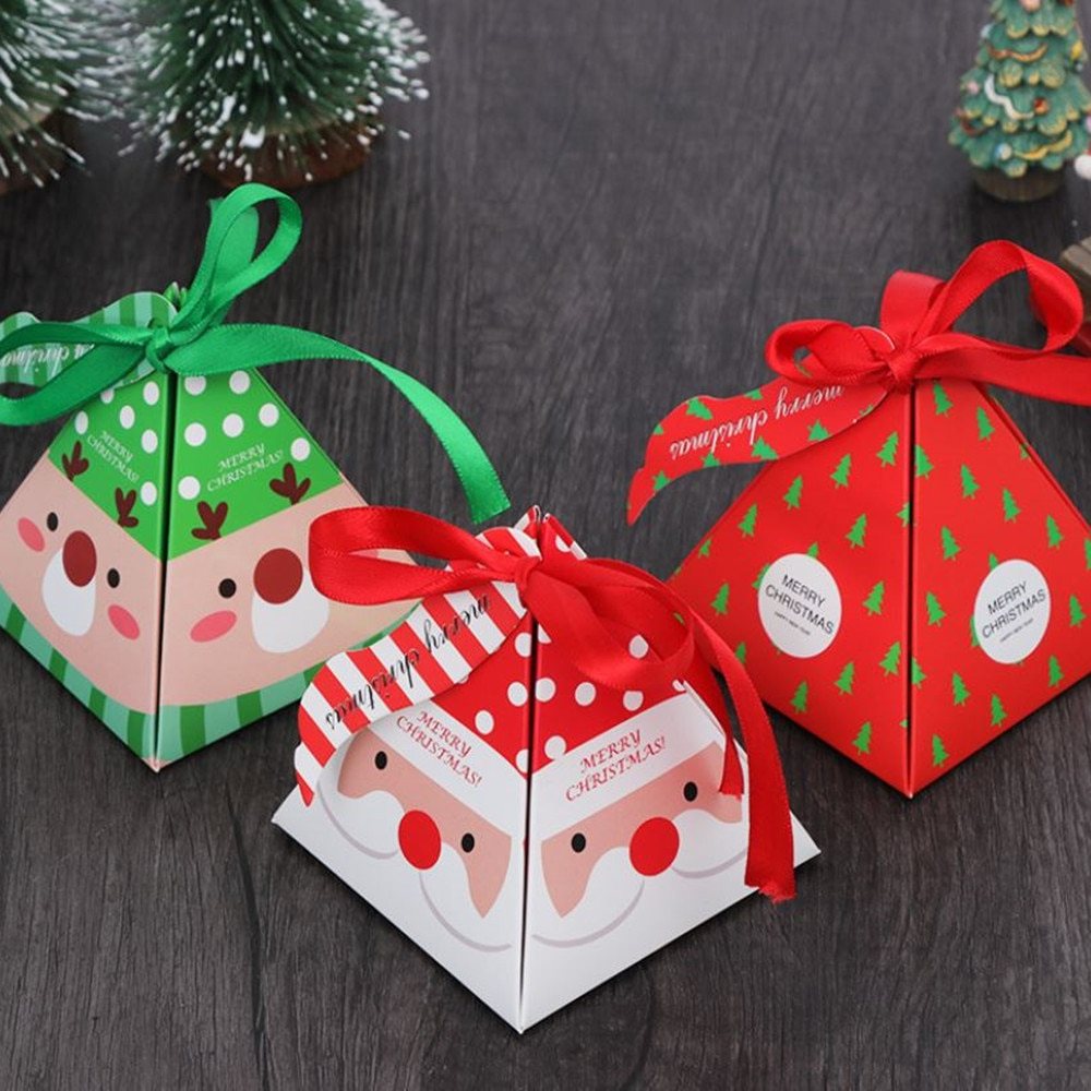 Triangle Shaped Christmas Gift Box 10 Pcs Set Triangle Shaped Christmas Gift Box 10 Pcs Set