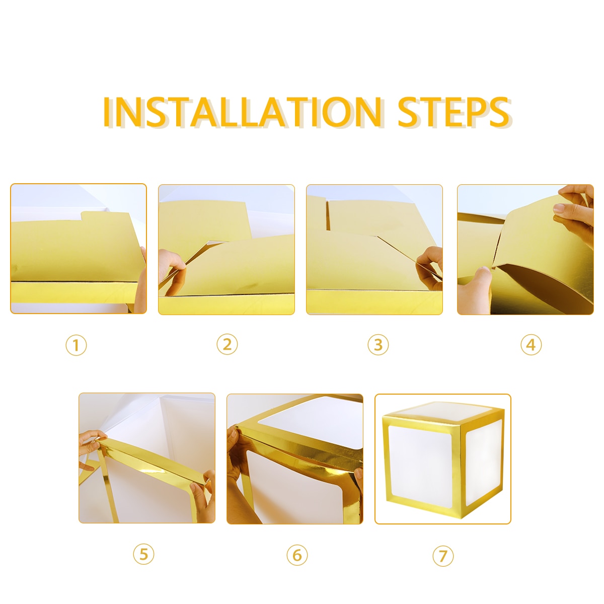 Baby Shower Birthday Transparent Party Decor Box Baby Shower Birthday Transparent Party Decor Box