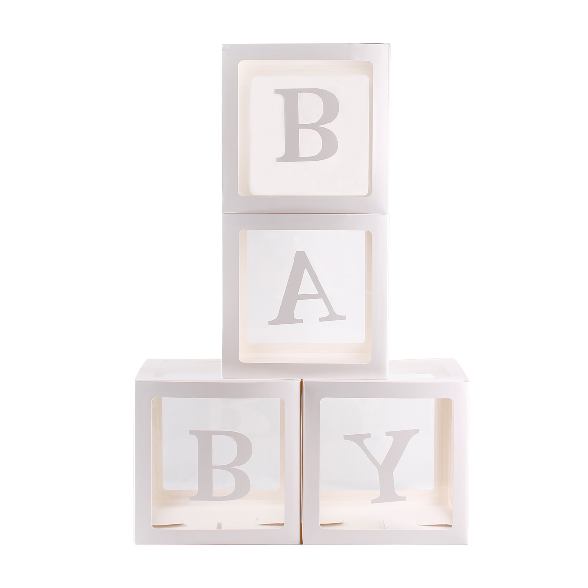 Baby Shower Birthday Transparent Party Decor Box Baby Shower Birthday Transparent Party Decor Box