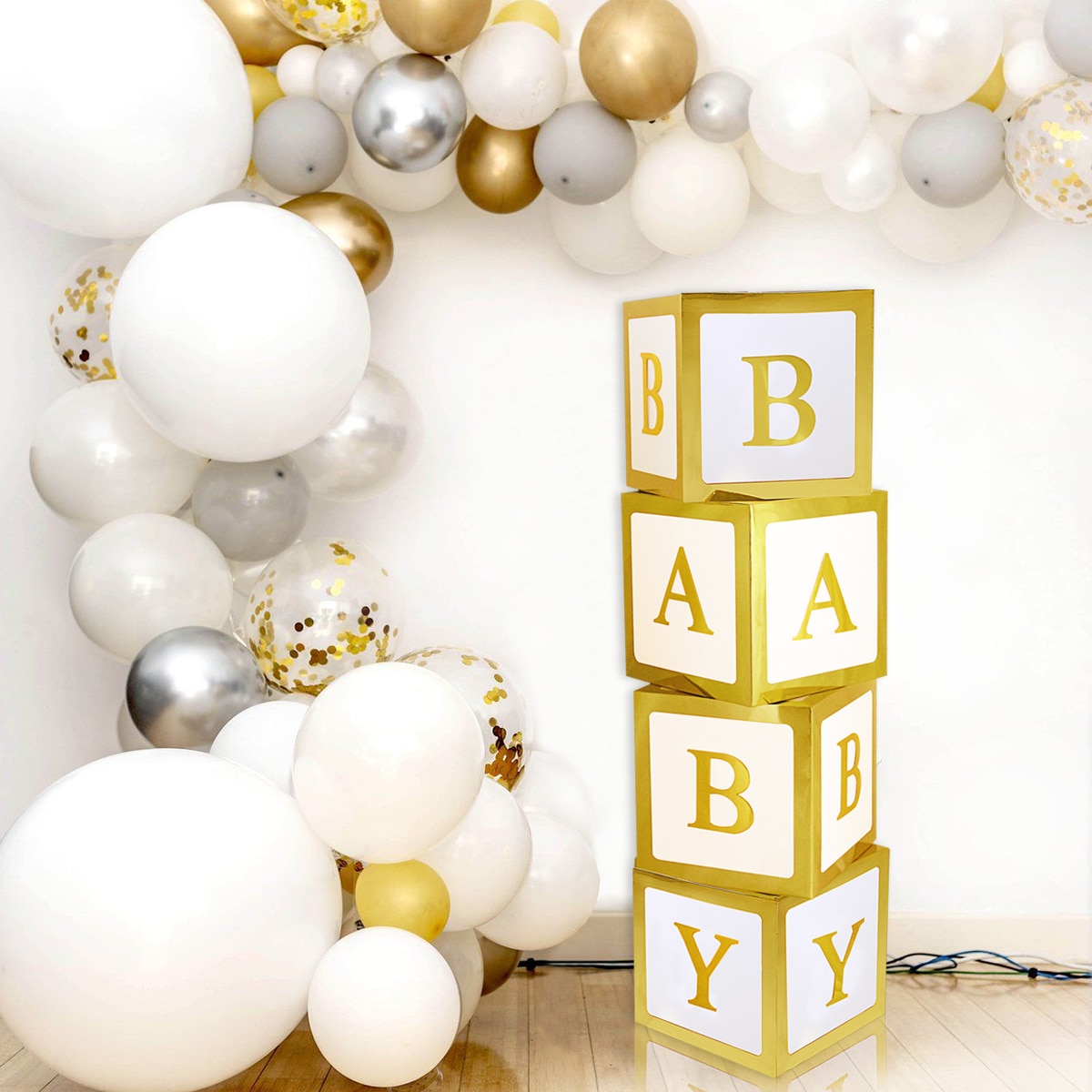 Baby Shower Birthday Transparent Party Decor Box Baby Shower Birthday Transparent Party Decor Box